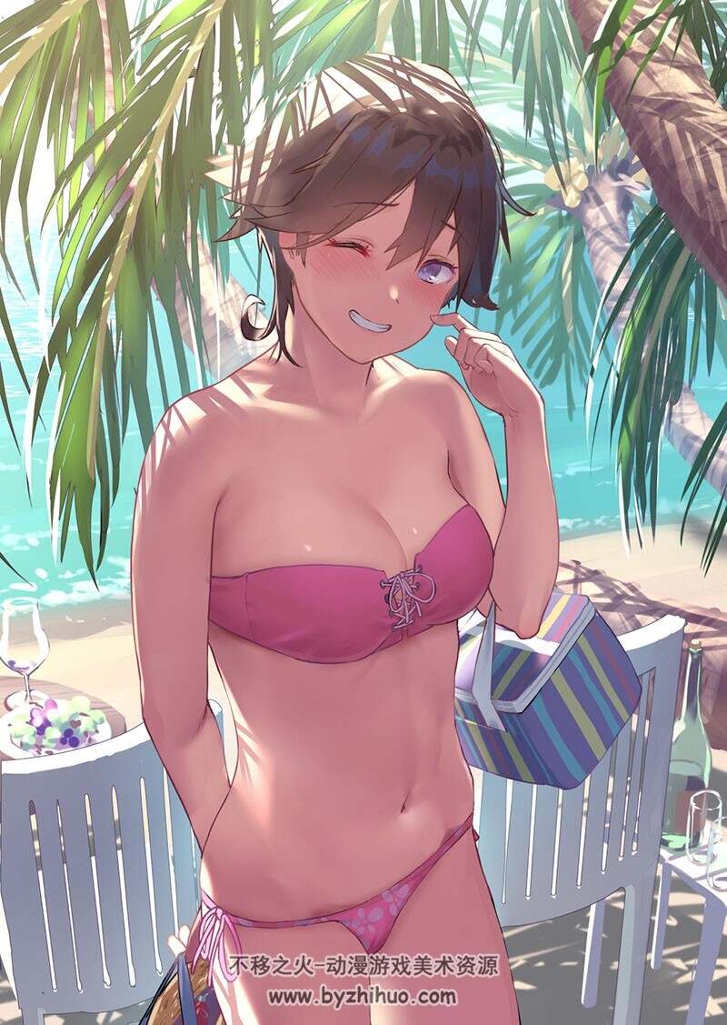 P站画师五月猫 二次元女孩艺用人体插画素材参考图包下载 676P