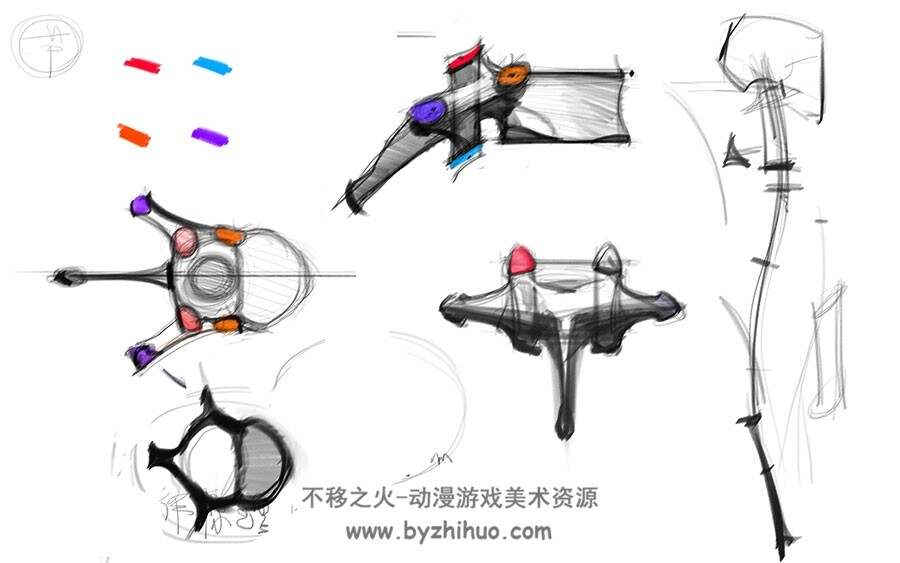 绘画基础 人体结构 绘画基础入门教学 附PSD源文件