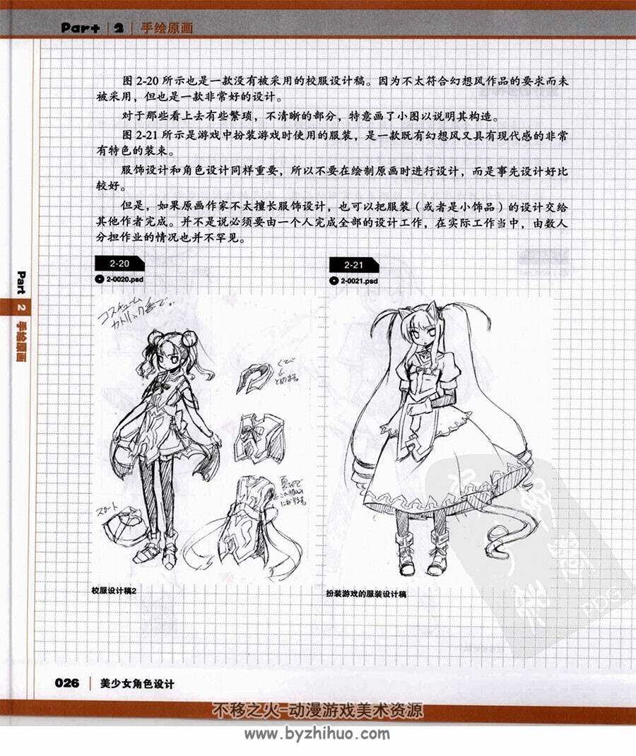 美少女角色设计 日系二次元美少女角色绘画教学 百度网盘下载