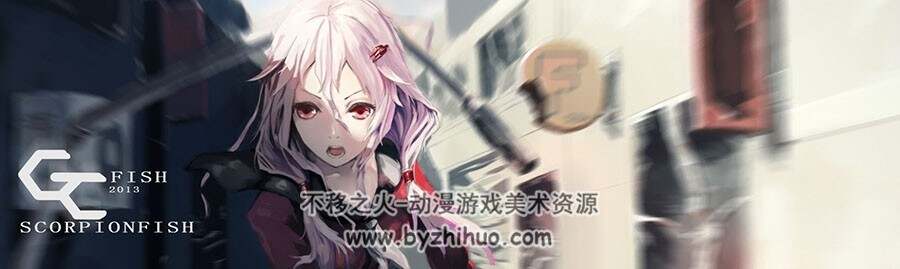 P站画师FISH闪闪&Kanou 2D3D人物插画作品分享下载 58P
