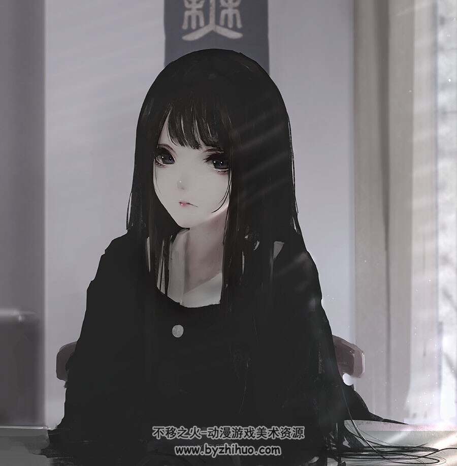 菲律宾画师AoiOgata暗黑系画风女生原创插画作品图片百度云下载 249P