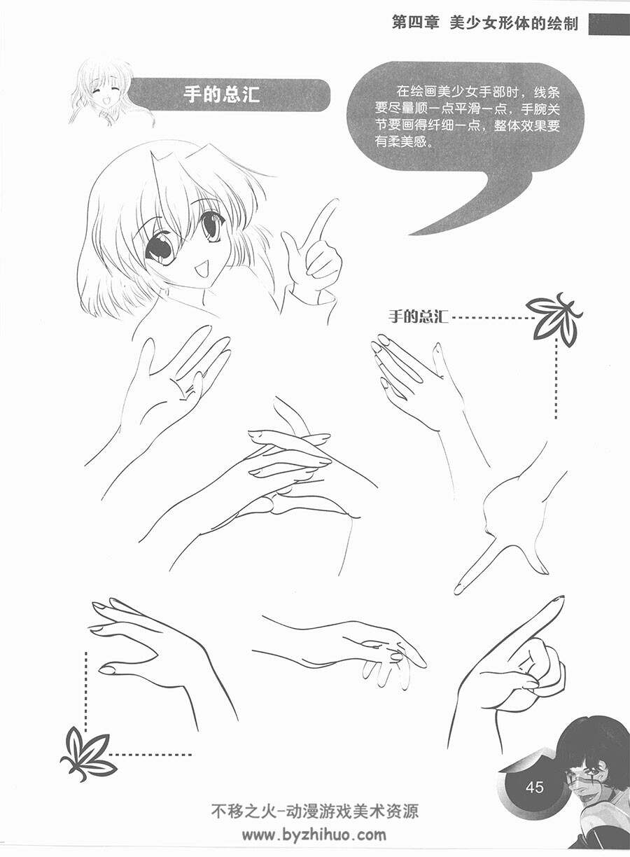 绘制美少女 动漫技法新手速成 入门级动漫角色绘画教学 网盘下载