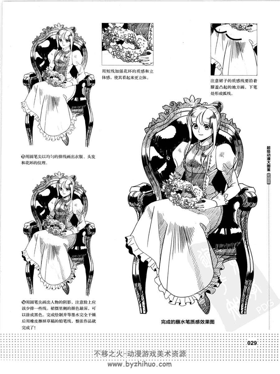 质感篇 超级动漫大图鉴 日系漫画角色绘制教程资源 百度网盘下载