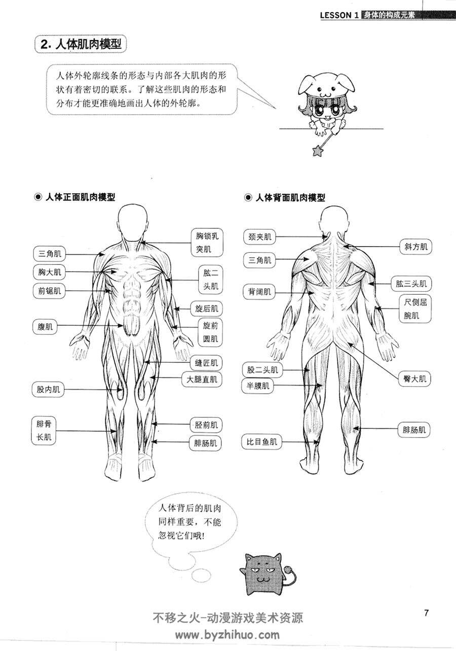 身体动作篇 我要学漫画4 动漫人物绘画教程 百度网盘下载