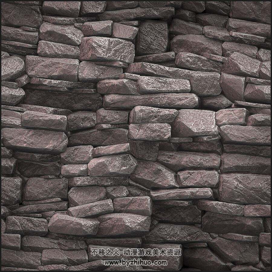 地形山体石块石头矿石 美术绘画素材参考图含矿石写真 6999P