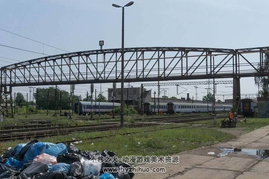 现代废旧火车站场景参考高清图集免费分享 120P