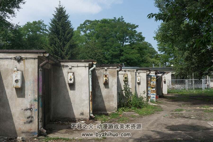 现代废旧火车站场景参考高清图集免费分享 120P