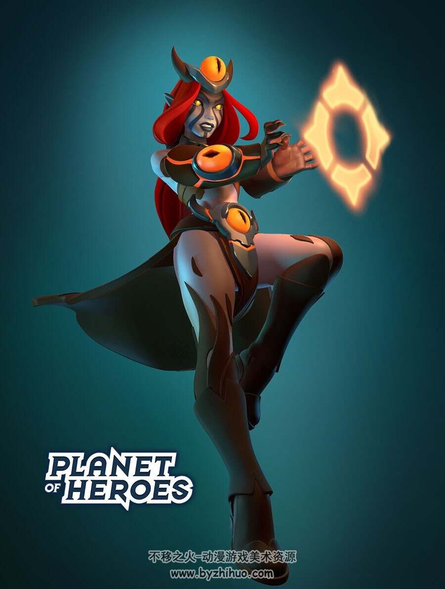 Planet of Heroes 行星英雄 游戏角色2D原画设定参考含3D渲染图下载 453P