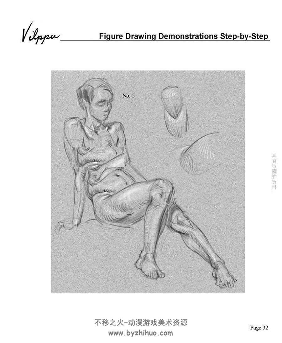 Vilppu Figure Drawing Demonstrations Step by Step 绘画实例教学