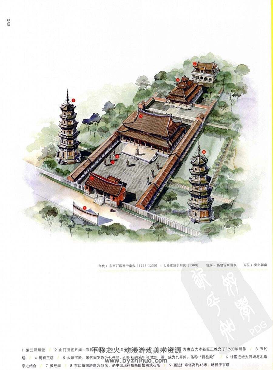 穿透墙壁 剖视中国经典古建筑 传统东方建筑结构图解 百度网盘下载