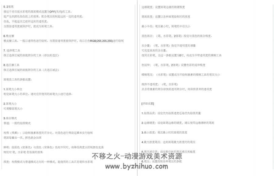 SAI软件基础 日系二次元角色绘画实例教学 百度网盘下载