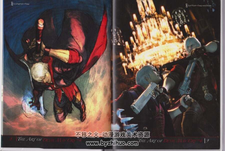 The Art of Devil May Cry 4 《鬼泣4》艺术设定集百度网盘下载