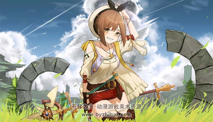 莱莎的炼金工房 角色插画壁纸图片高清分享下载 419P