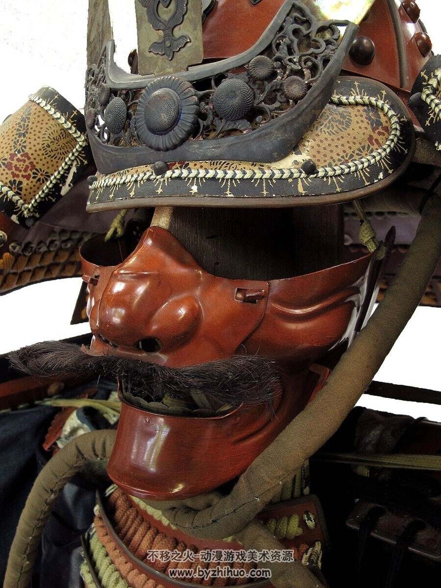 日本古风武士盔甲高清素材图片分享下载 112P