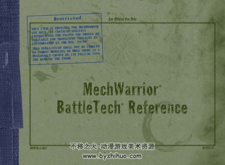 《机甲战士》MechWarrior系列游戏的资料与设定图集[320P][575M]