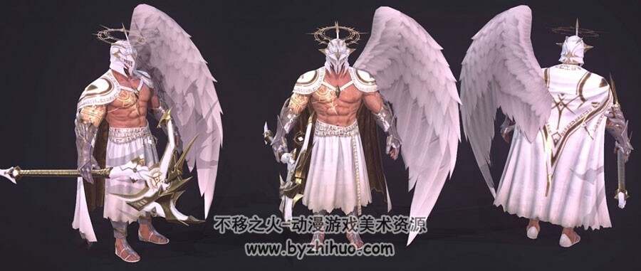 狂战士 Darkness Rises 男性天使 3D模型资源百度网盘下载