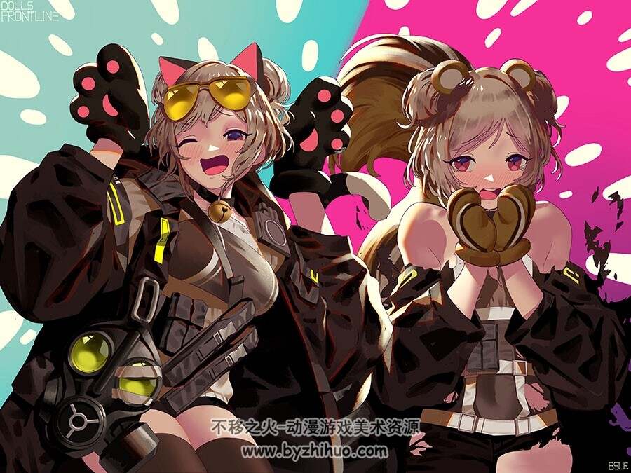 P站画师BSueビシュ 二次元软萌妹子插画作品欣赏百度网盘分享 104P