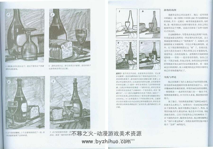 美国素描基础教程  传统绘画手绘教程资源 百度网盘下载