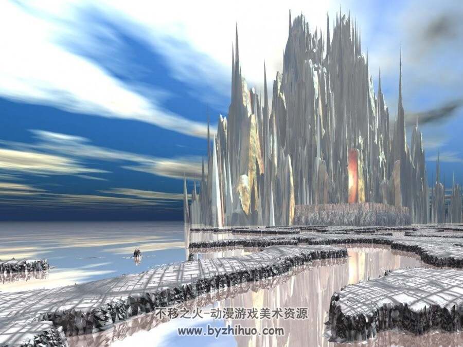 精选三维设计逼真梦幻风景 百度网盘图包分享 42P