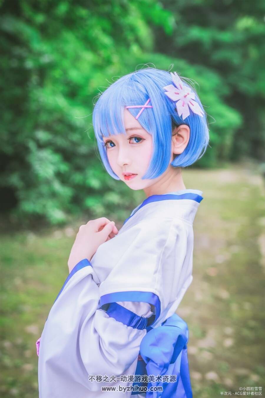 【Cosplay】如果真爱有颜色，那一定是蓝色 雷姆cos合集 1515P 百度网盘下载