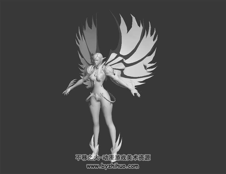 魔兽暗夜精灵 欧美魔幻风格 3D模型资源百度网盘下载