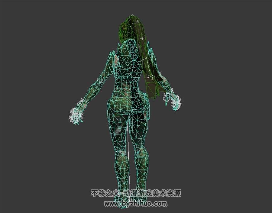 超凡战队 丽达女王 3D模型  有绑定 科幻题材模型资源百度网盘下载