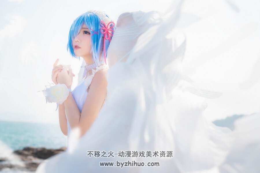 Coser Amiee 蕾姆 cosplay素材参考 [26P 9.73MB] 百度网盘下载