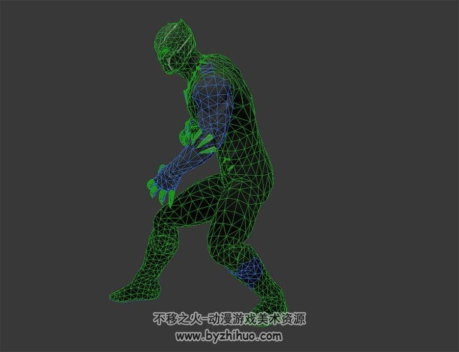 黑豹 漫威超级英雄 角色3D模型资源百度网盘下载