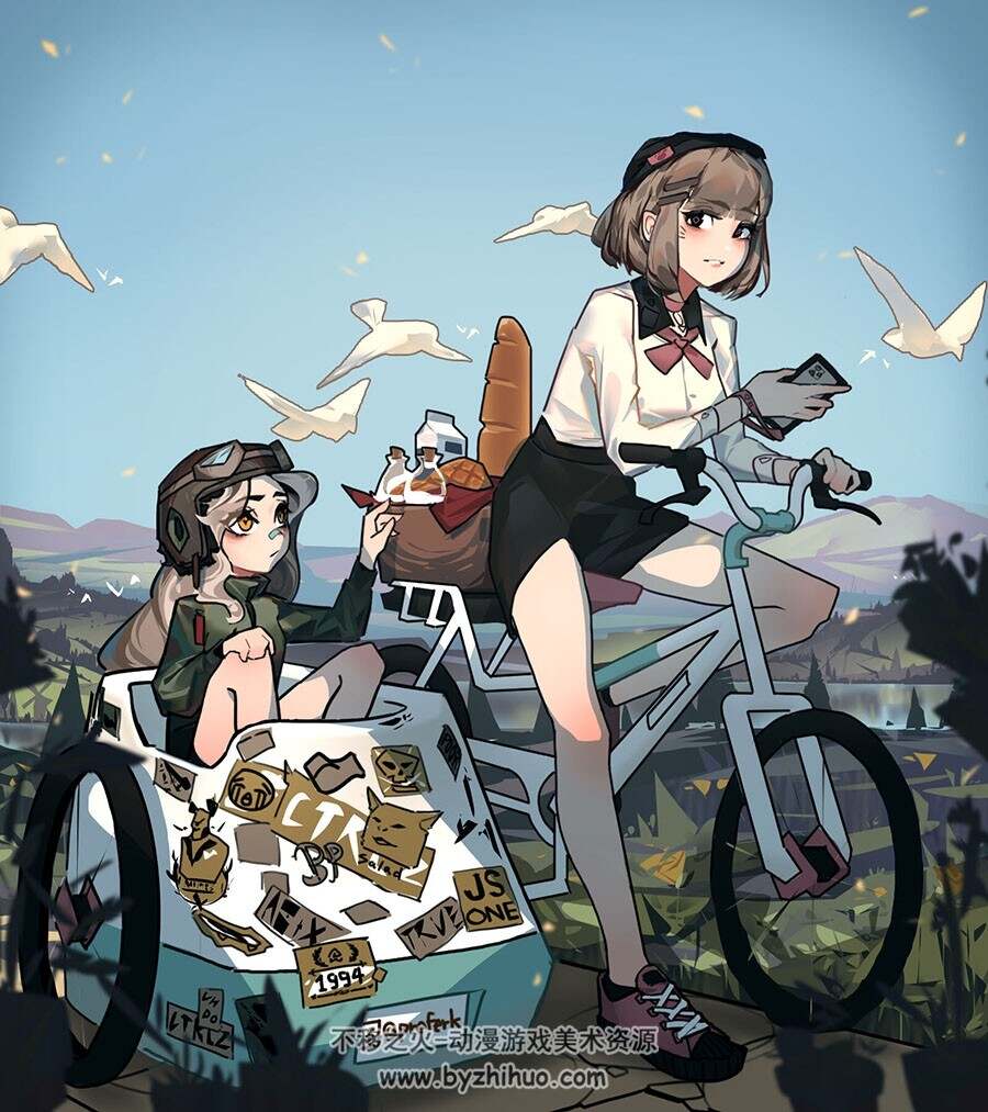 台湾台北艺术家 插画女孩作品百度网盘免费欣赏 21P