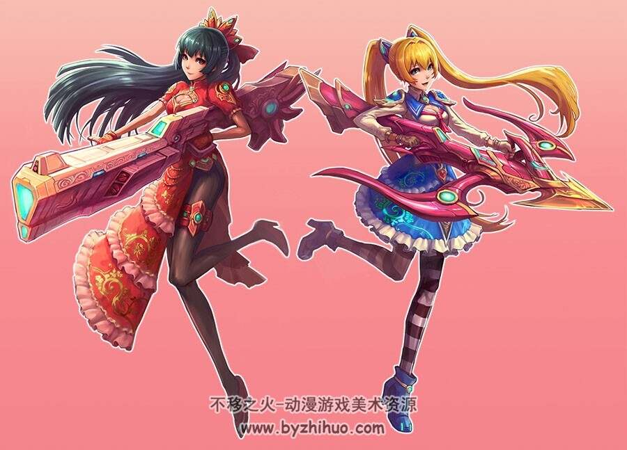 画师豪哥 HAONI 二次元角色插画壁纸图包百度网盘分享 391P
