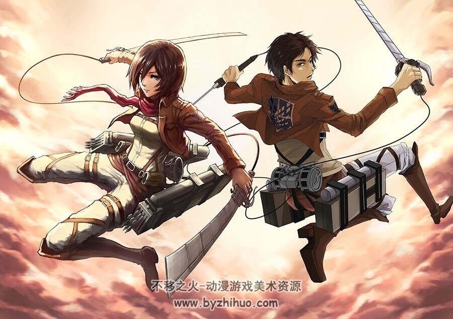 画师豪哥 HAONI 二次元角色插画壁纸图包百度网盘分享 391P