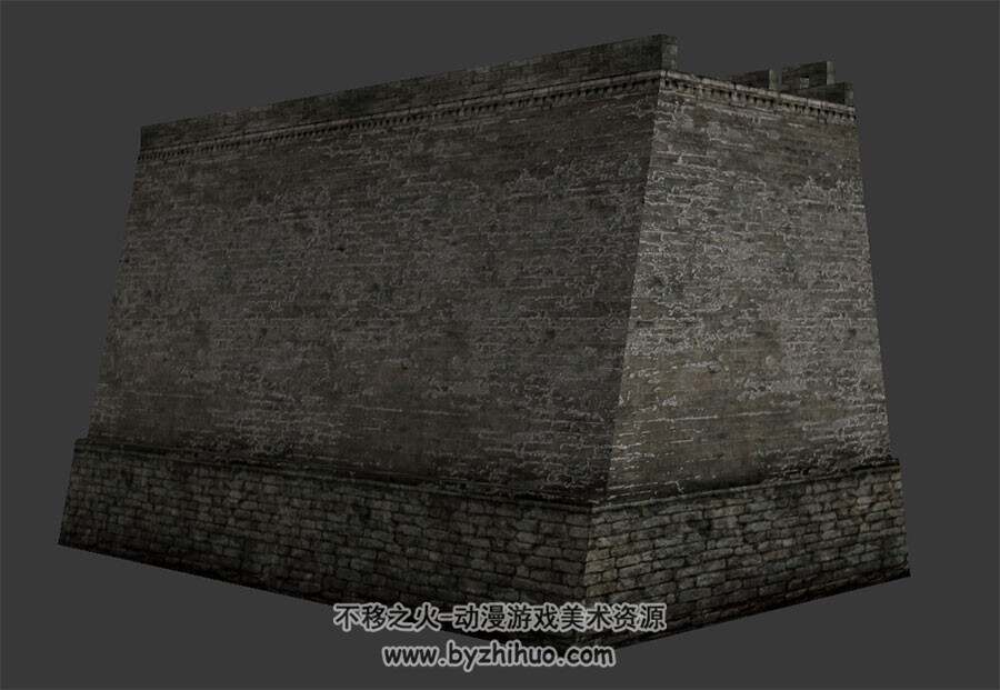 古代城墙 砖墙 3D模型 百度网盘下载