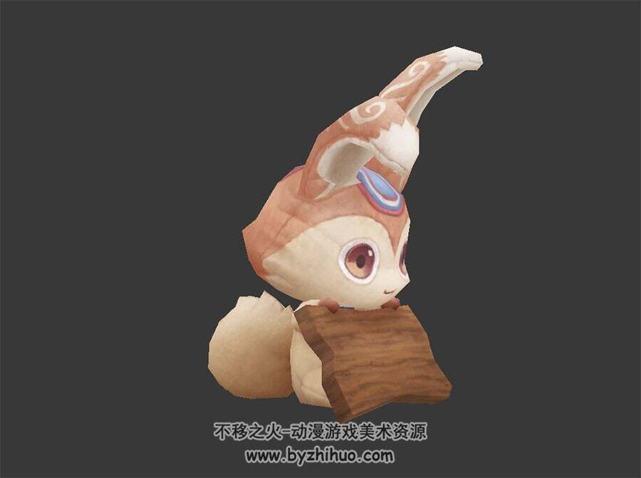 兔子玩偶 场景摆件 3D模型 百度网盘下载