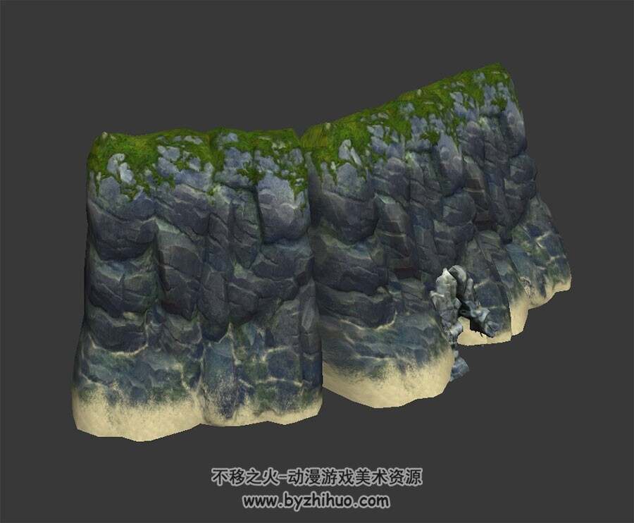 山壁 山坡 3D模型 百度网盘下载