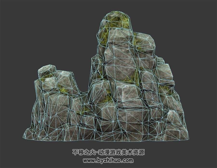 青苔石尖 3D模型 百度网盘下载