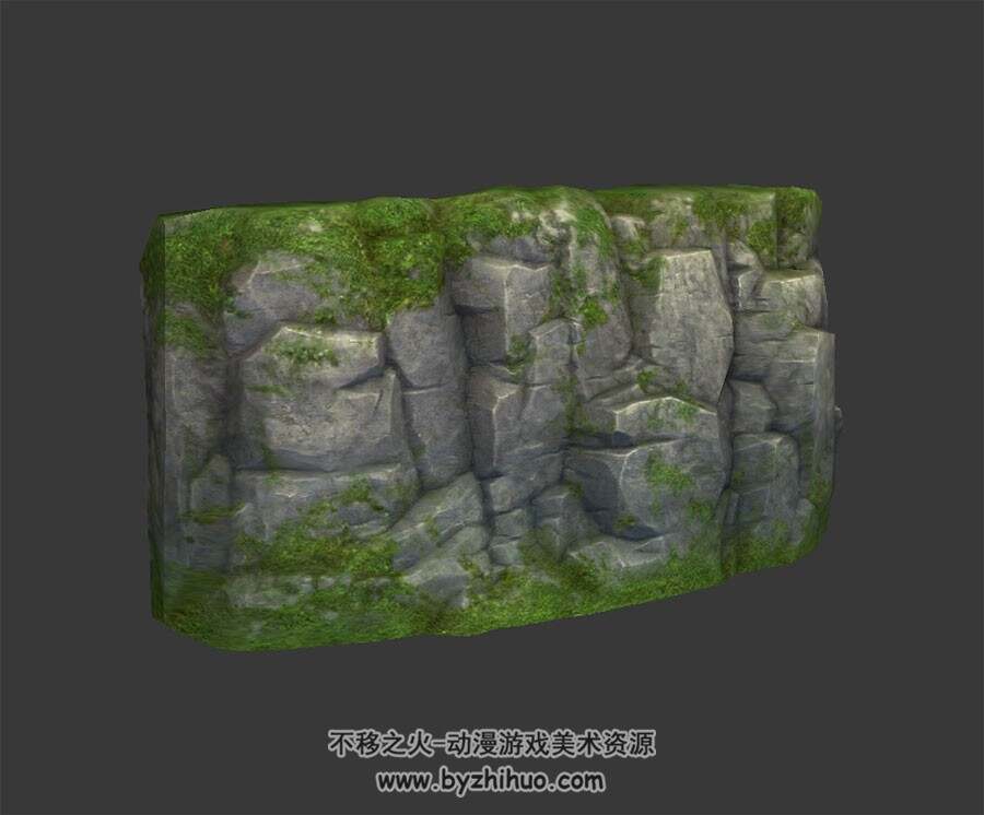 山崖山壁 3D模型 百度网盘下载