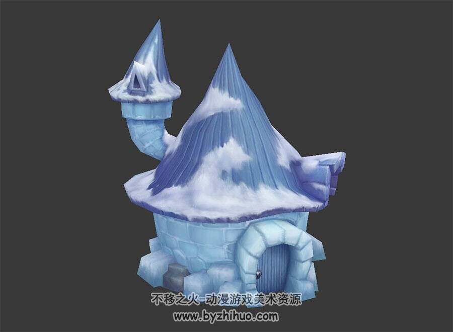 小冰屋 Q版建筑 3D模型 百度网盘下载