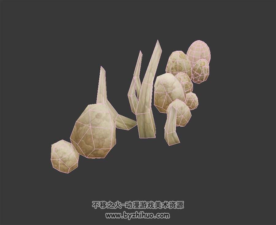 恐龙蛋 怪物的蛋 3D模型 四角面 百度网盘下载