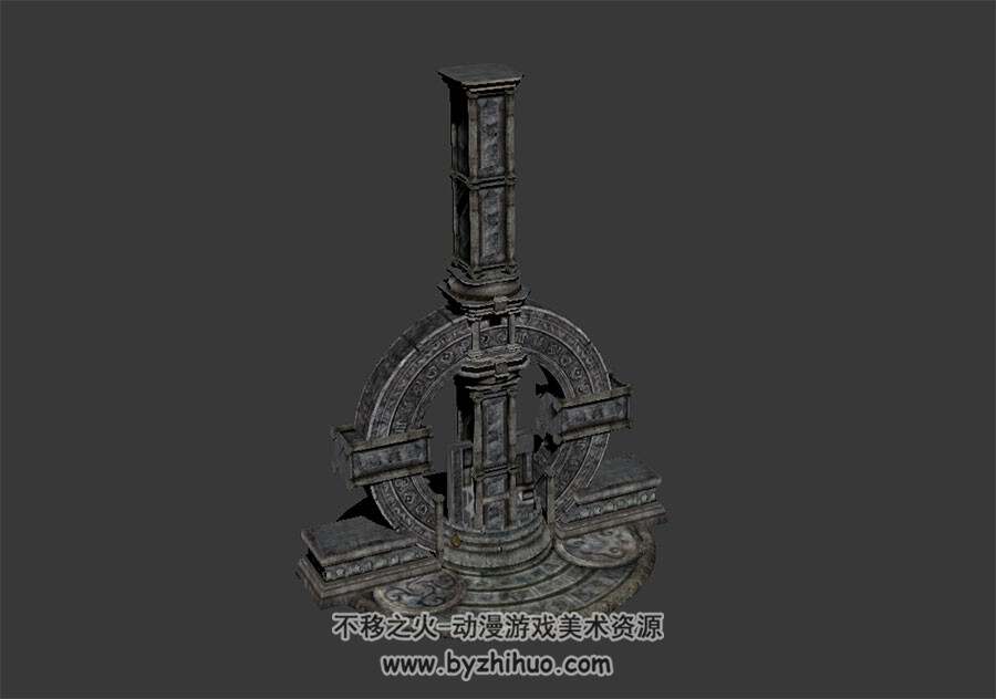 祭坛广场建筑 3D模型 百度网盘下载
