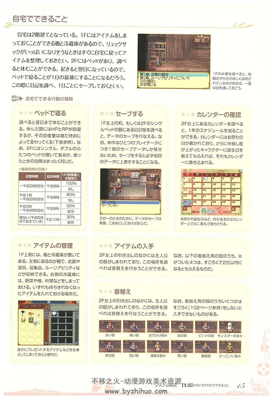 符文工房2 Rune Factory 2 A Fantasy Harvest Moon 游戏设定集百度网盘分享赏析 292P
