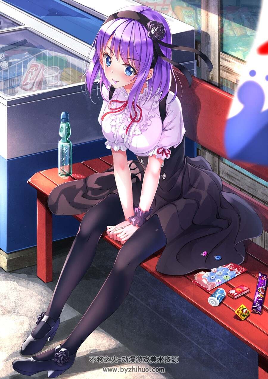 粗点心战争 女主角枝垂萤插画壁纸头像图包免费分享 20P