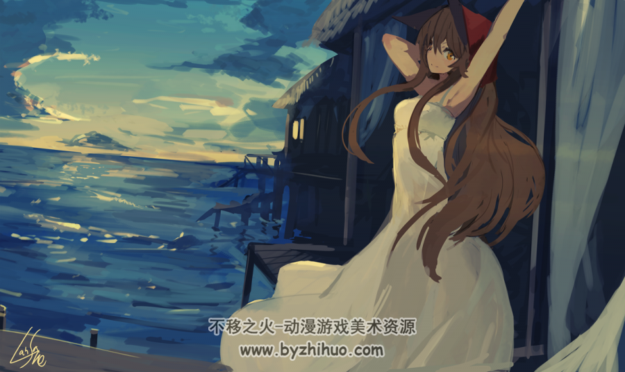P站画师lansane画里的魔物娘