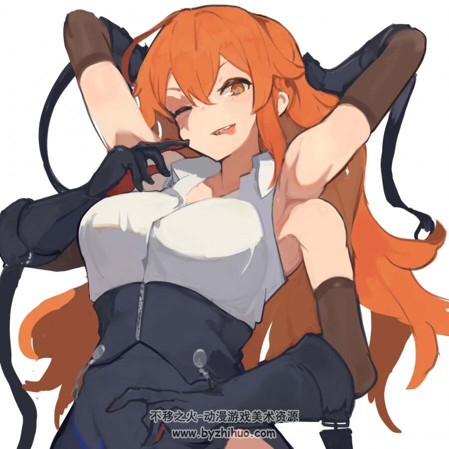 P站画师lansane画里的魔物娘