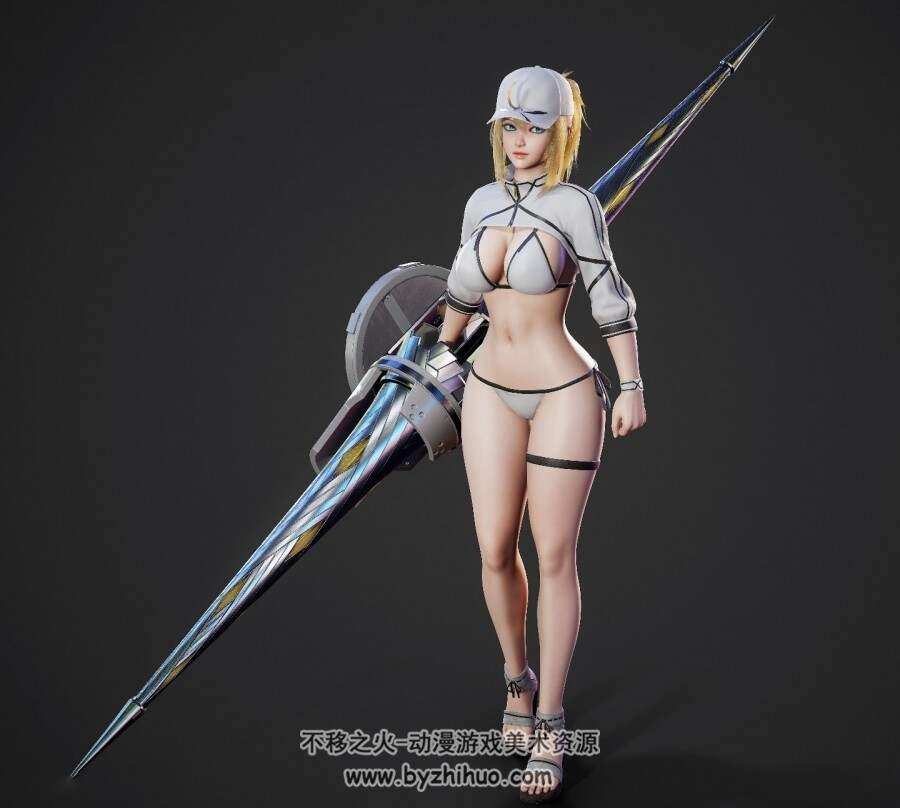 Fate/精美女角色3D模型