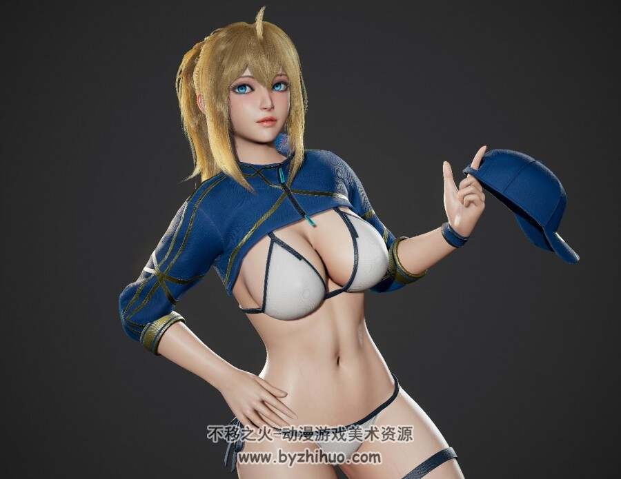 Fate/精美女角色3D模型
