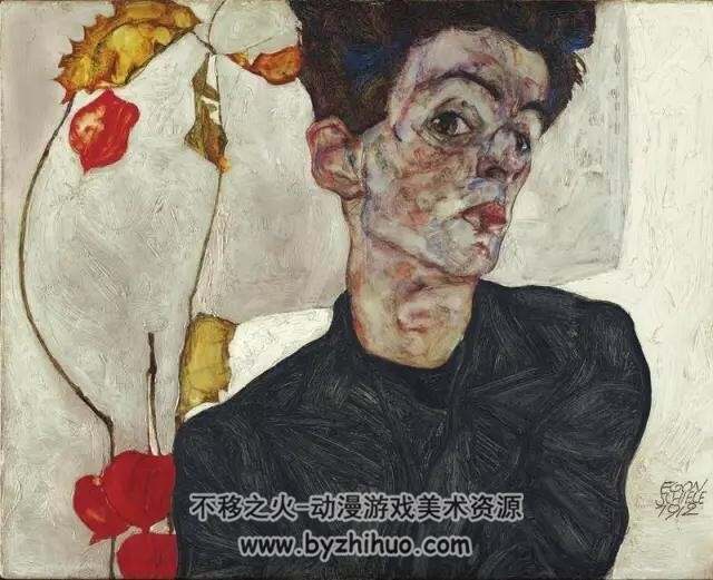 名画也可以这样玩？名画线稿图片百度网盘分享 37P