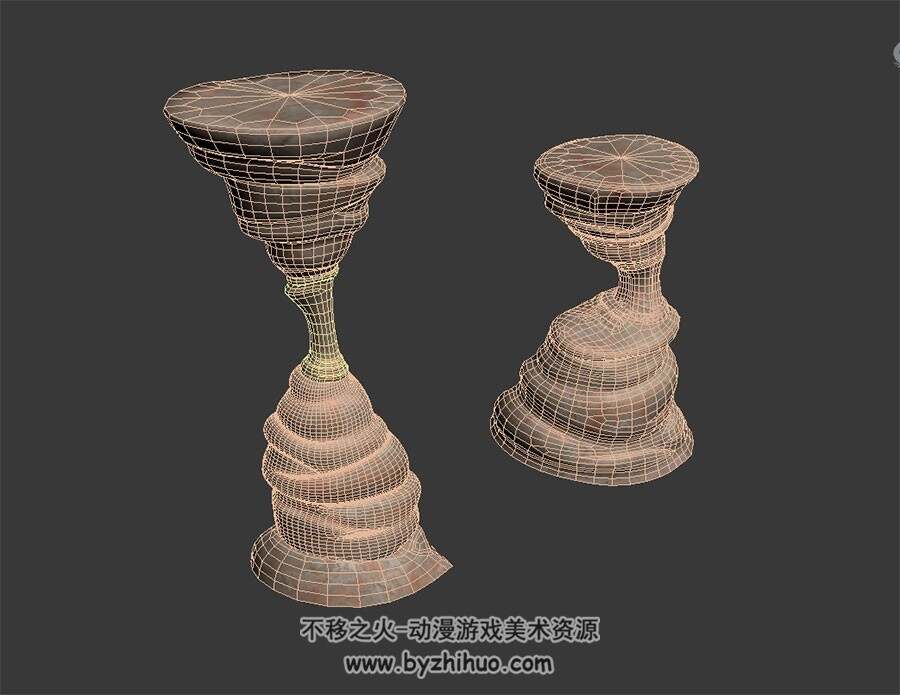钟乳石 3D模型下载 四角面 max格式