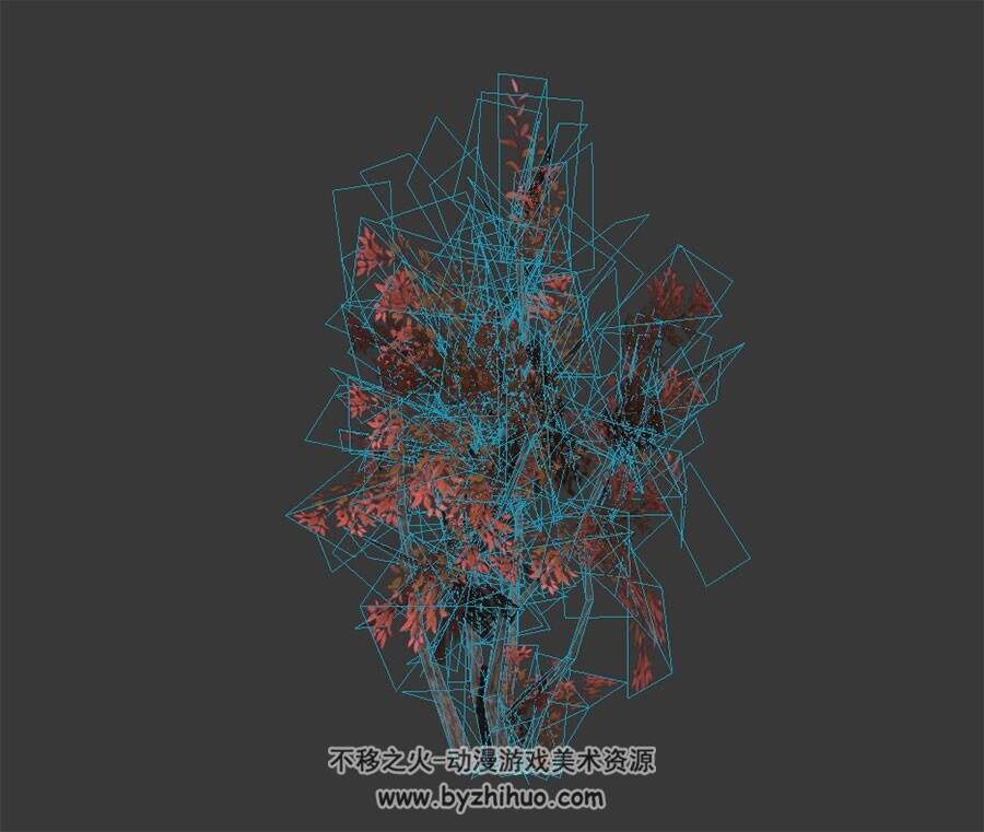红叶树 max模式下载 3D模型