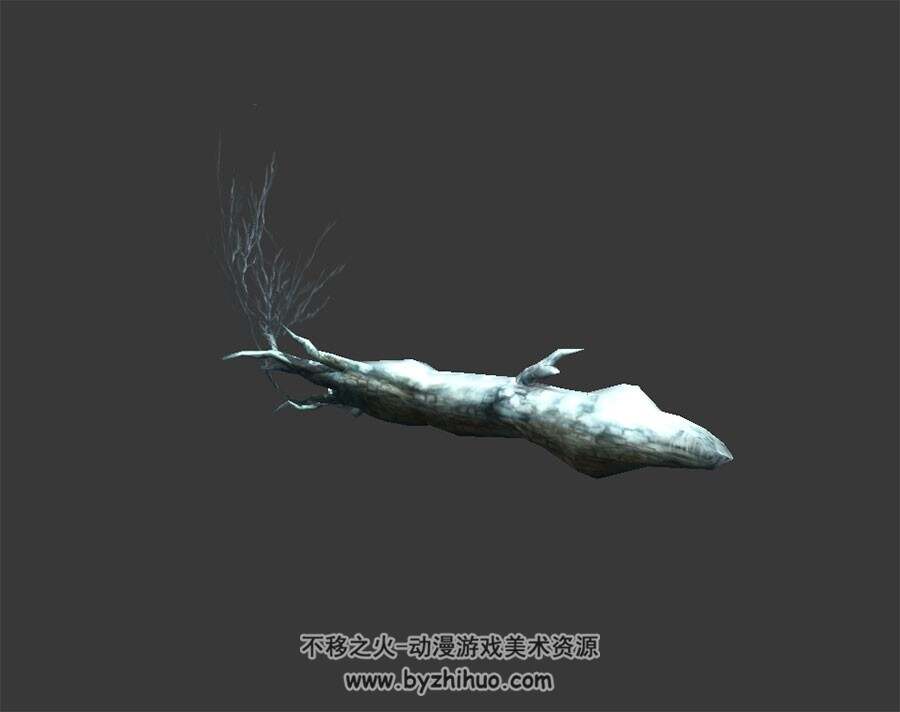 雪地枯木 max模式下载 3D模型