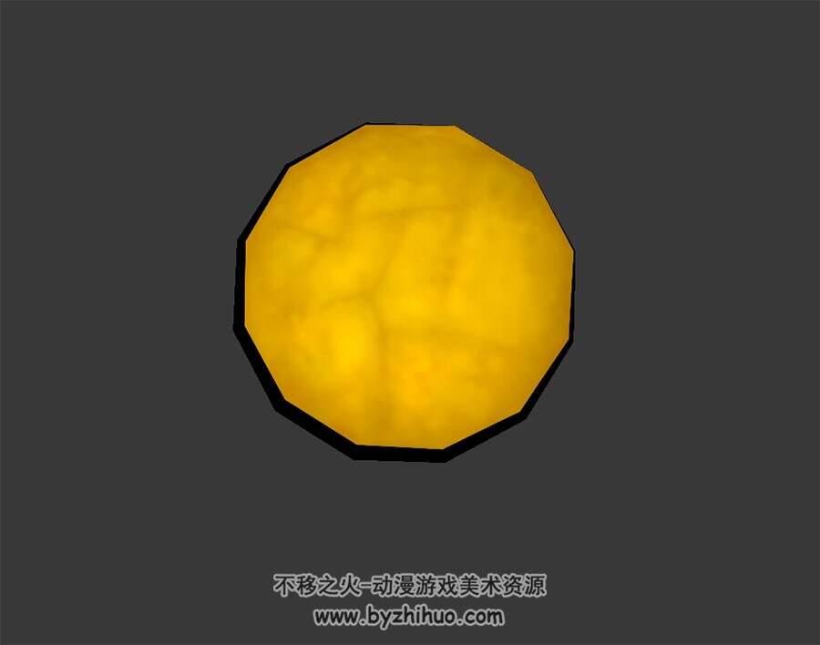 玉米片 玉米饼 max模式下载 3D模型 四角面